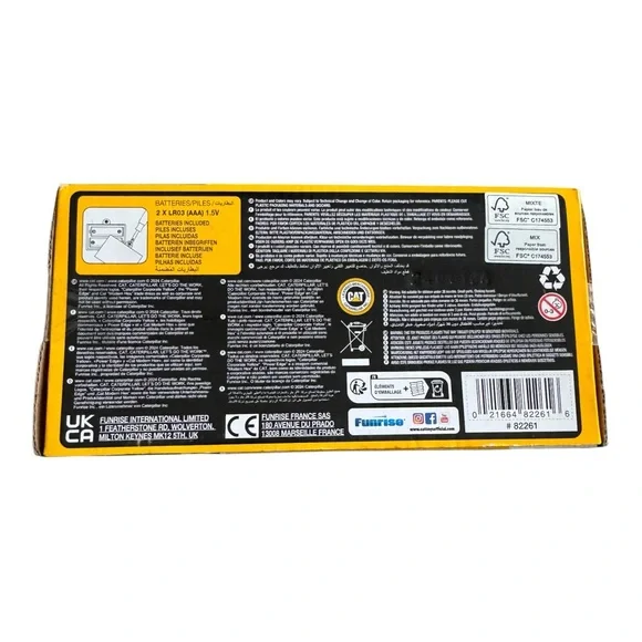 CAT Power Mini Crew Dump Truck Toy Lights & Sounds‎ #82261 (2024 Funrise) NIB - Picture 9 of 11